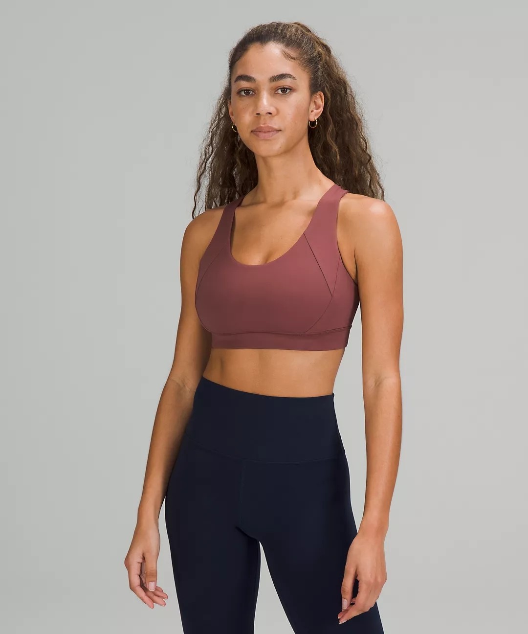 Padded Criss Cross Back Sports Bra Elasticity Material XS-5XL Size