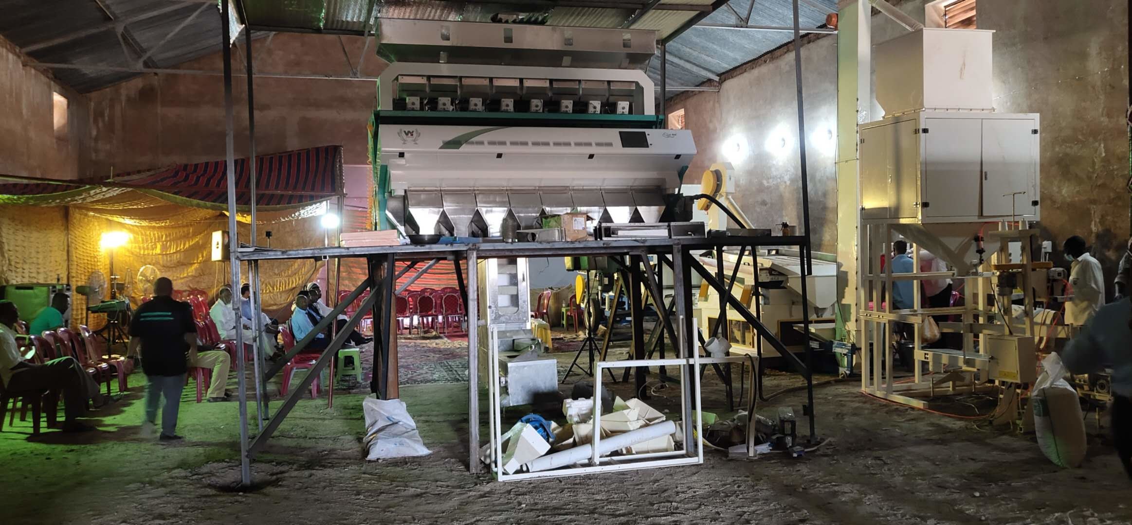 Coffee Beans Color Sorter , Electronic Colour Sorter 384 Channels 6 Chutes