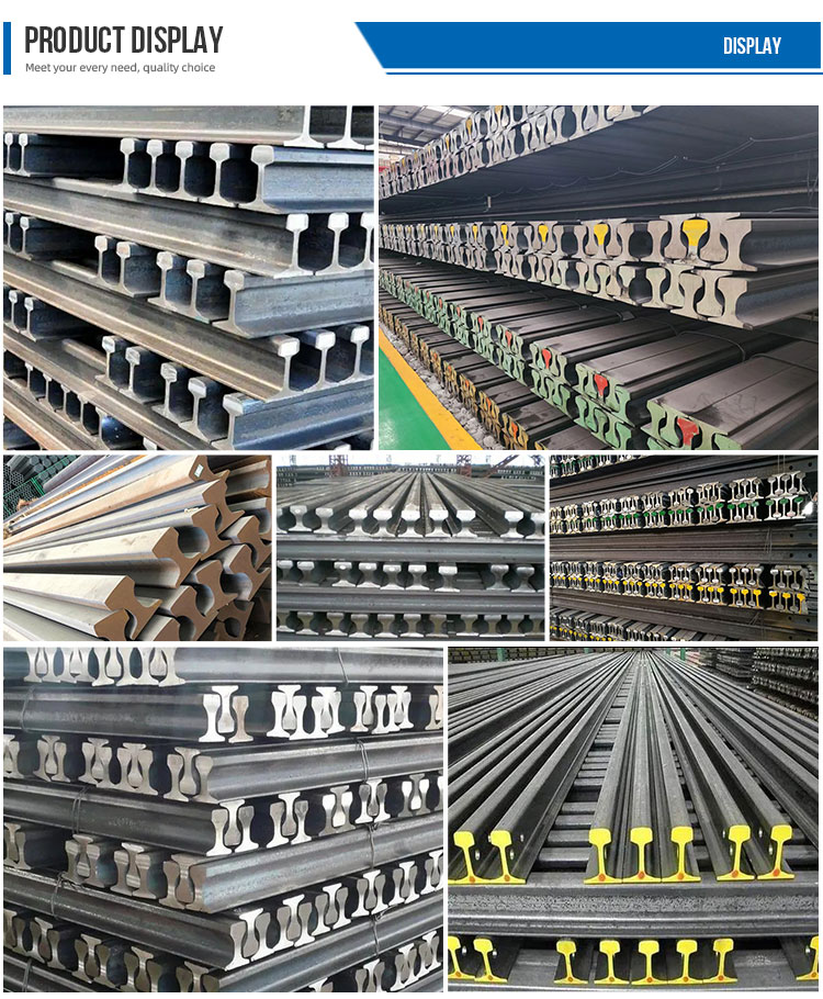 Non-secondary Railway Rail 4kgs/m H Beam Steel Rails CE Certification for Railroad Track Standard Light Rail