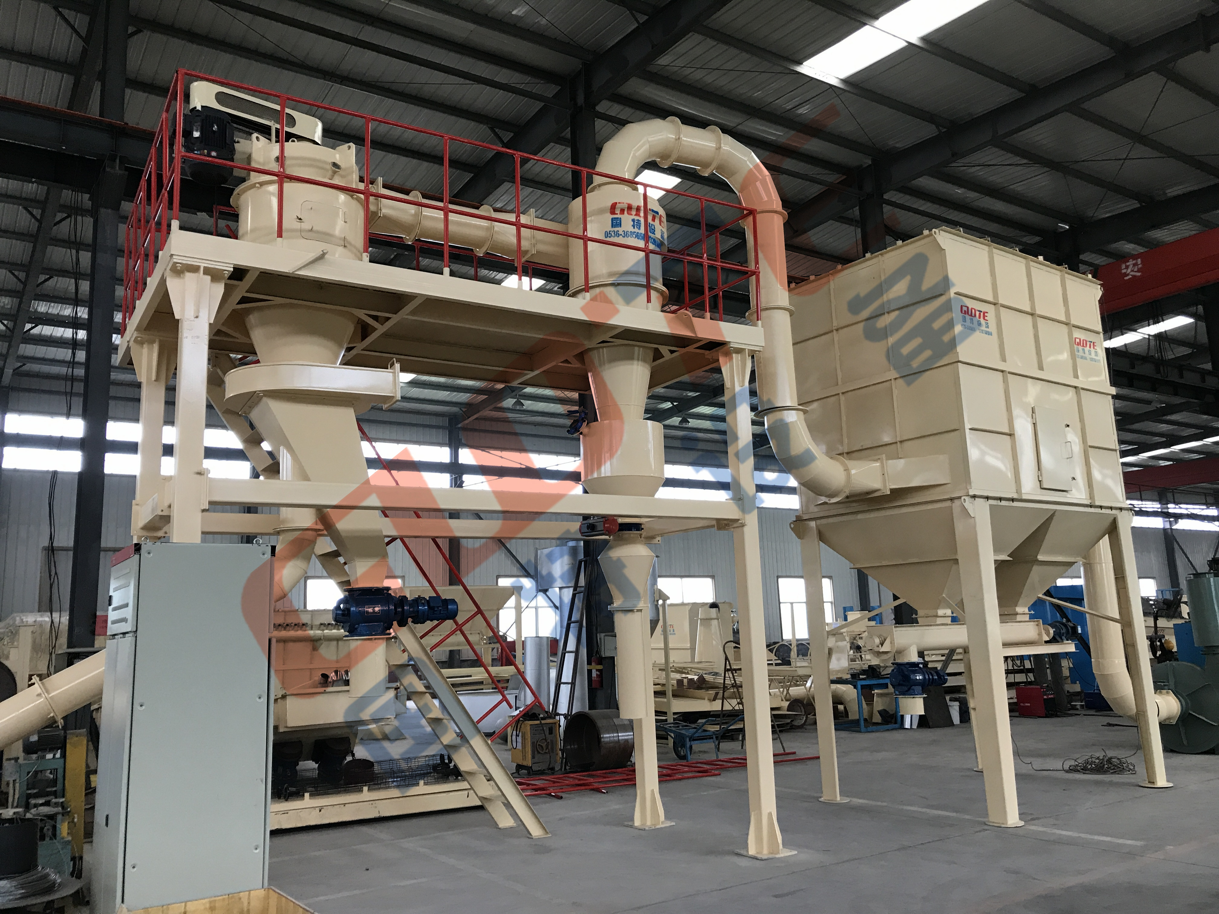 7000*2000*3000 Mm Dimension Cyclone Airflow Separator Classifier Machine for Energy Mining