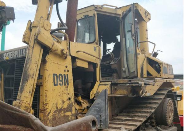Japan Caterpillar D9N Second Hand Bulldozer 2002 Year With 35900kg Machine