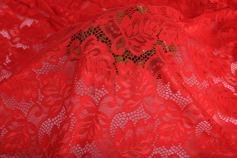 2017 Hot Sale Garment Accessories Strech French Lace Fabric with Different Color-