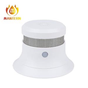 Battery Operated Smart Smoke Alarm Monitor Sound And LED Flash Alarm Output