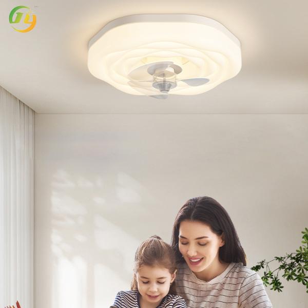 Beige Modern Simple Restaurant Bedroom Warm PE Flower Wave Lampshade Creative