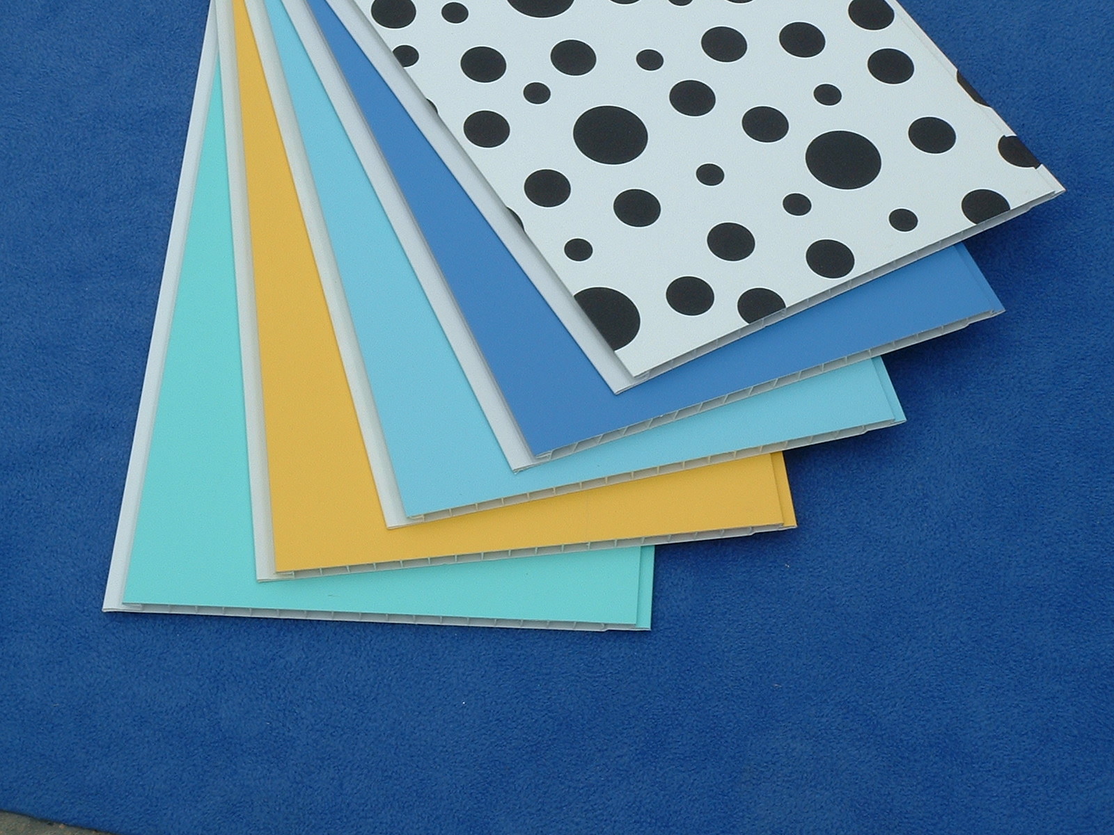 Hot Stamping Film Faced UPVC Wall Panels / Board With Light Weight