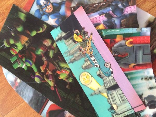 Amazing flip lenticular 3d soft TPU material lenticular printing flip effects