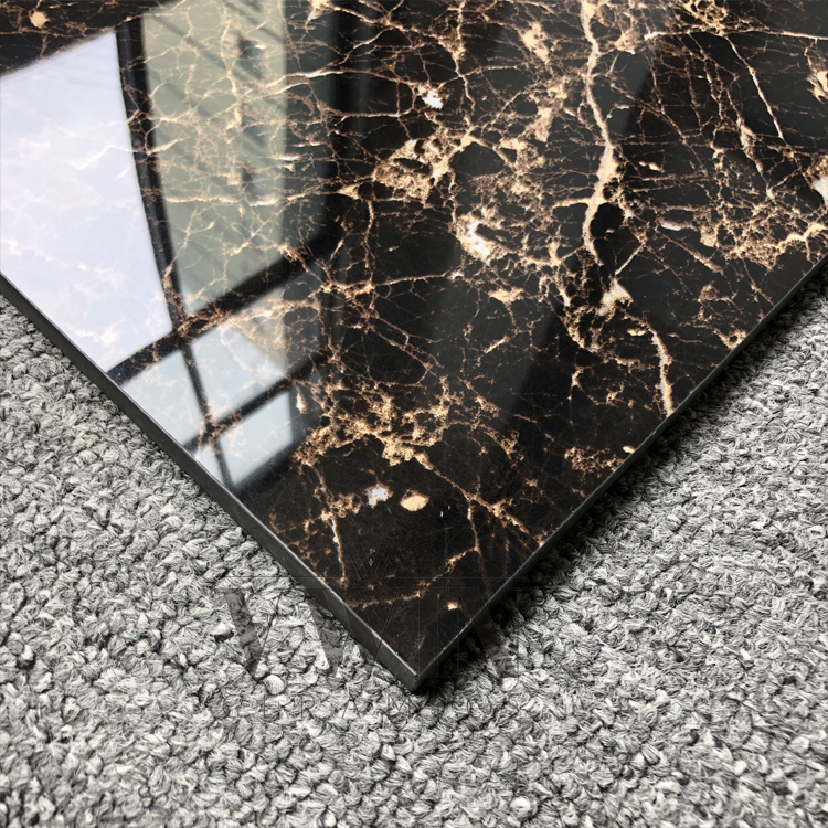 Black Gold Marble Floor Tile for Gold and Black Bathroom Porcelain 30x30 ACCENTS Skirting