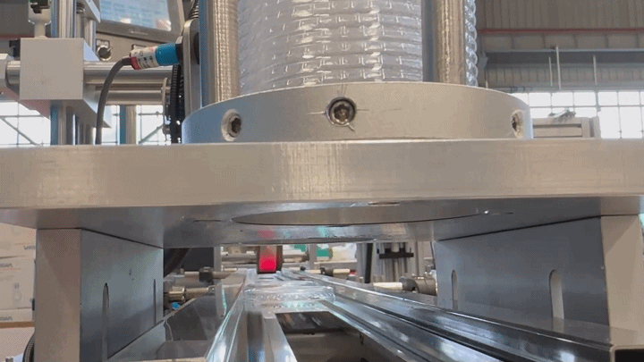 YIMU YM210 Automatic LABELING MACHINE for Storage Box Glass Jar Food Container Plastic Lid