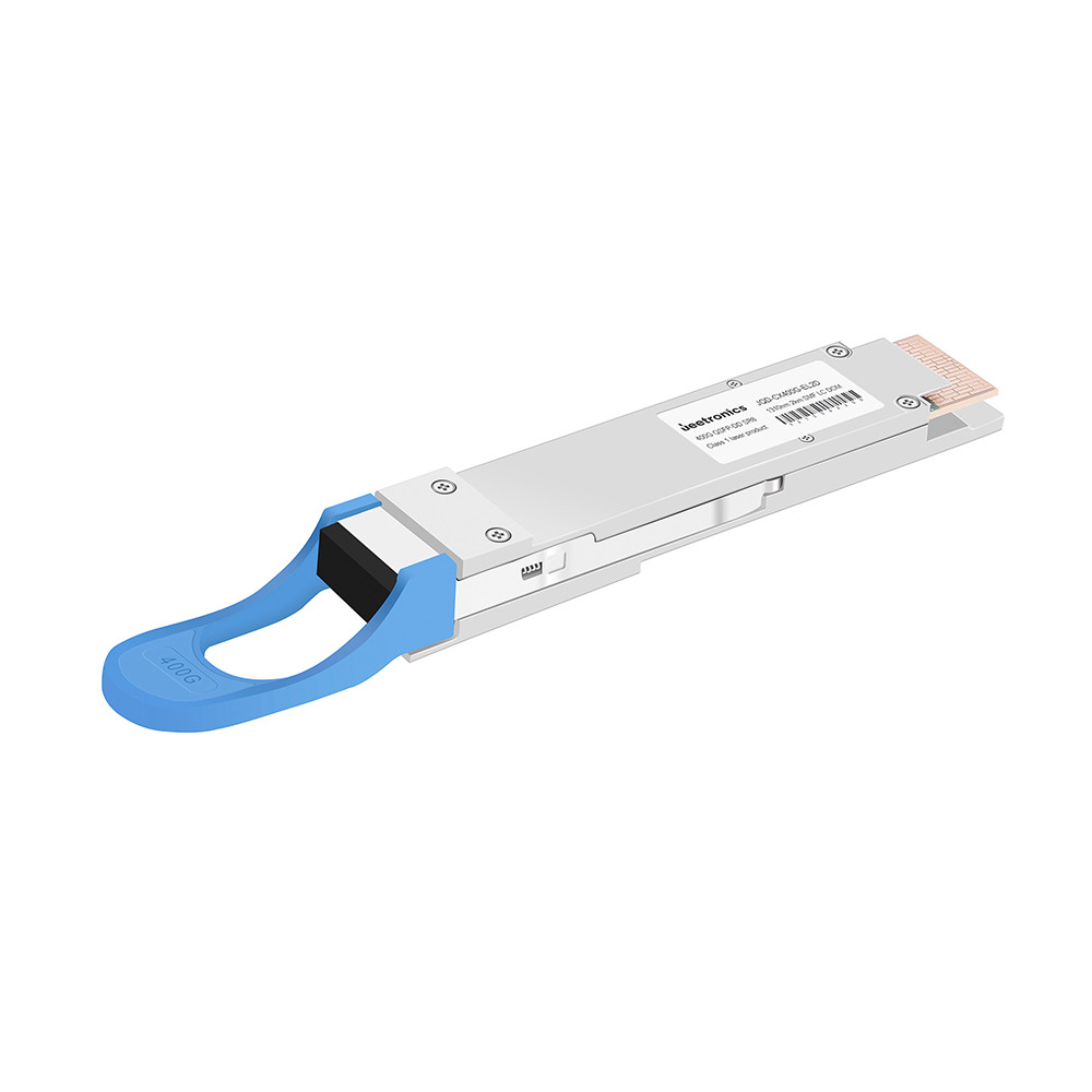 Duplex LC 400Gbps QSFP-DD Optical Transceiver 1310nm SMF 2KM JQD-CX400G-EL2D