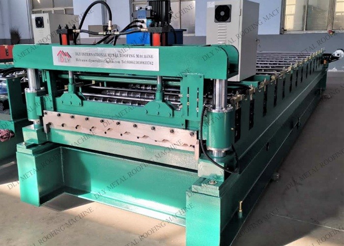 0.8mm Trapezoidal Roll Forming Machine Cr12 Corrugated Sheet Metal Equipment