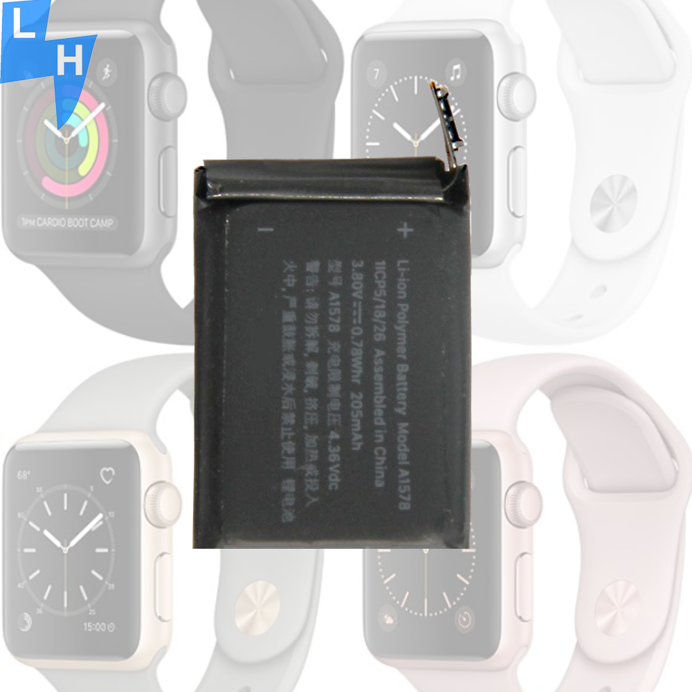 Double IC Protection 205mAh A1578 A1802 38mm Battery for Apple Watch Series 1 Watch