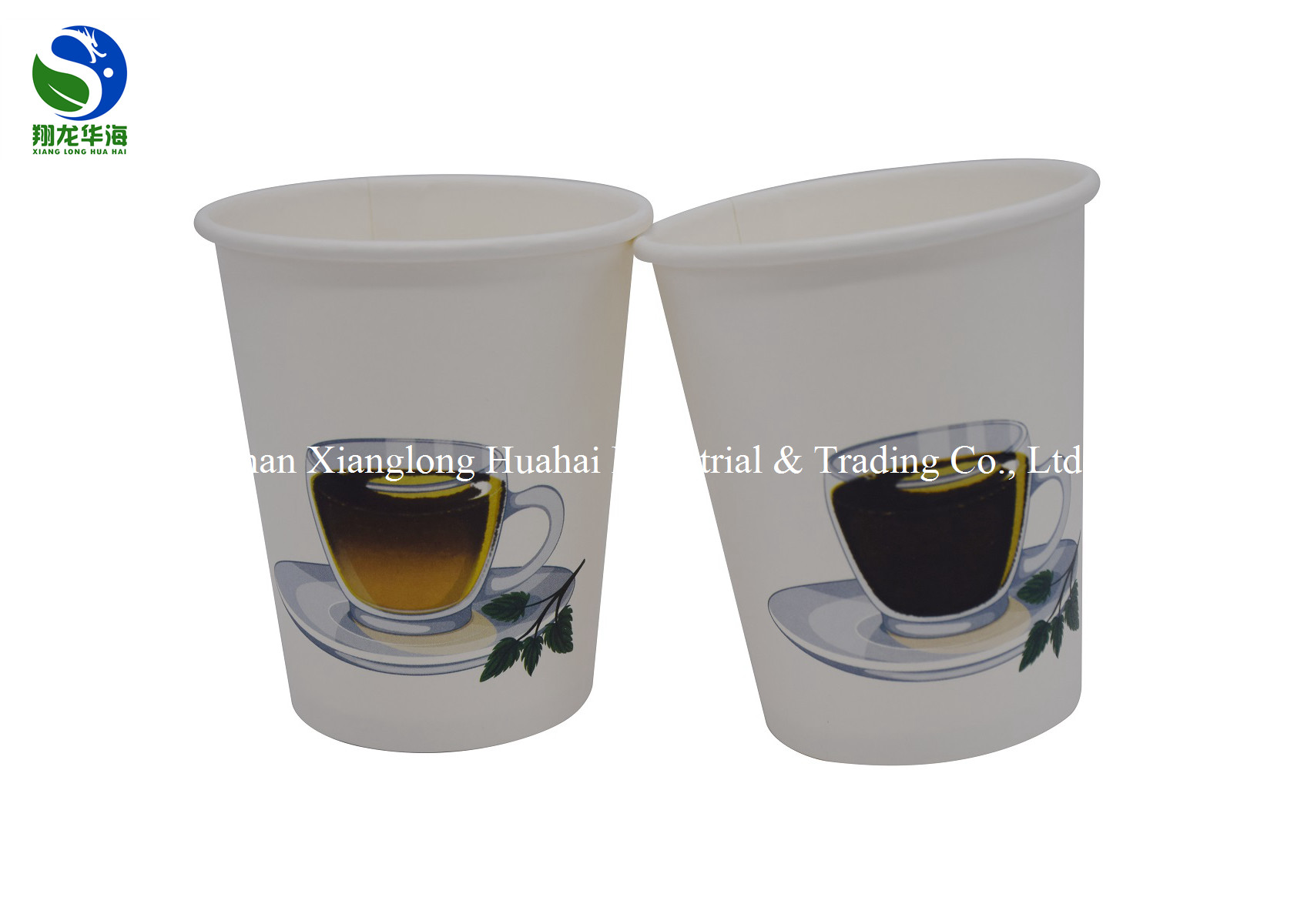 Biodegradable 8Oz 12Oz 16Oz Small Paper Cups Tea Using Color - Change Design
