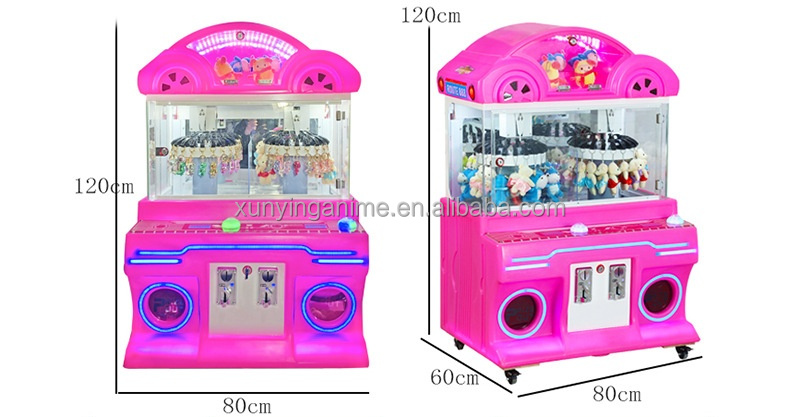 Crane Machine 2 Players Coin Operated Game Machine with US PLUG in Demand