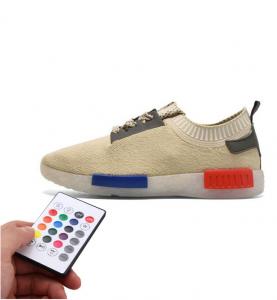 China IR Remote Control Led Light Up Sneakers , Celebrations Mens Light Up Shoes on sale