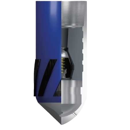 Single-Valve Plug-In Floating Collar Shoe for Oil Field Cementing Drilling Production Equipment Forged Processing Type