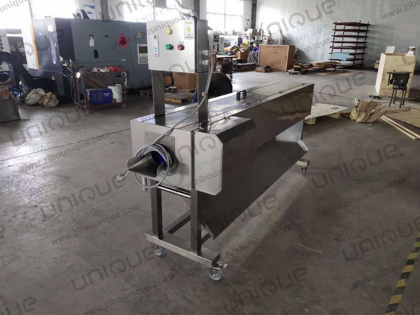 Big Root Vegetable Daikon Radish Mooli Skin Knife Peeling Machine 0.75kw