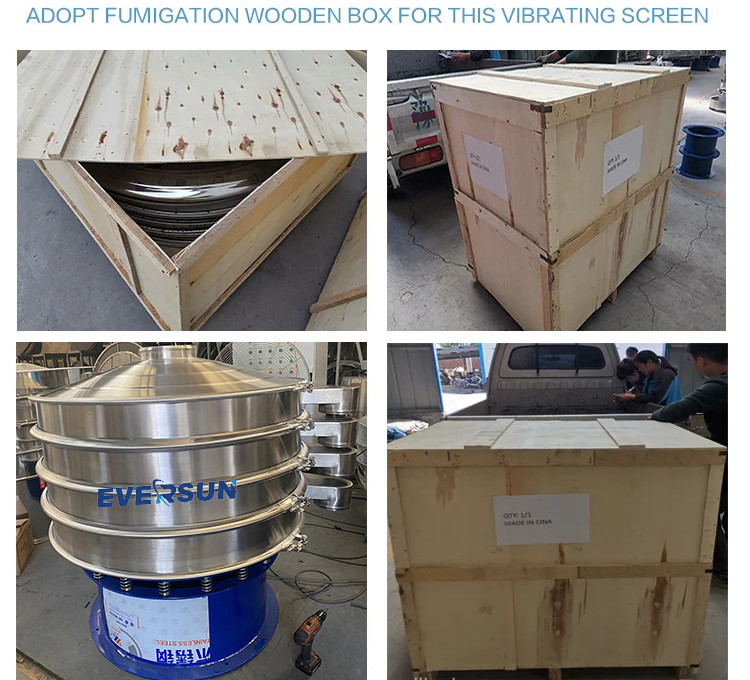 Versatility Round Vibrating Screen For Detergent Powder In Daily Chemical Industry