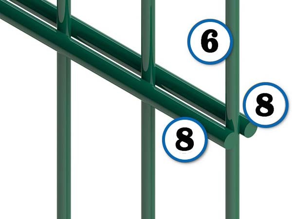 Prestige Mesh 868 Double Wire Fence 50 × 200mm For Decorative