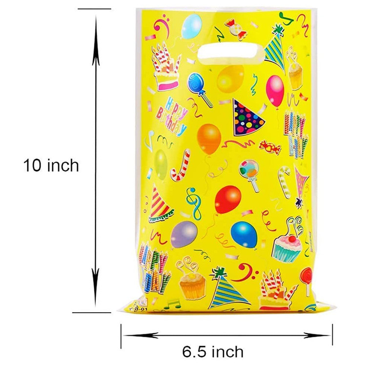 Recyclable OPP Candy Goodie Poly Packaging Bag 10*6.5in Size For Kids