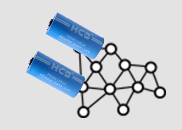 ER17335 2200mAh Li-SOCl2 3.6 V Battery High Performance -55℃ - +85℃ Working