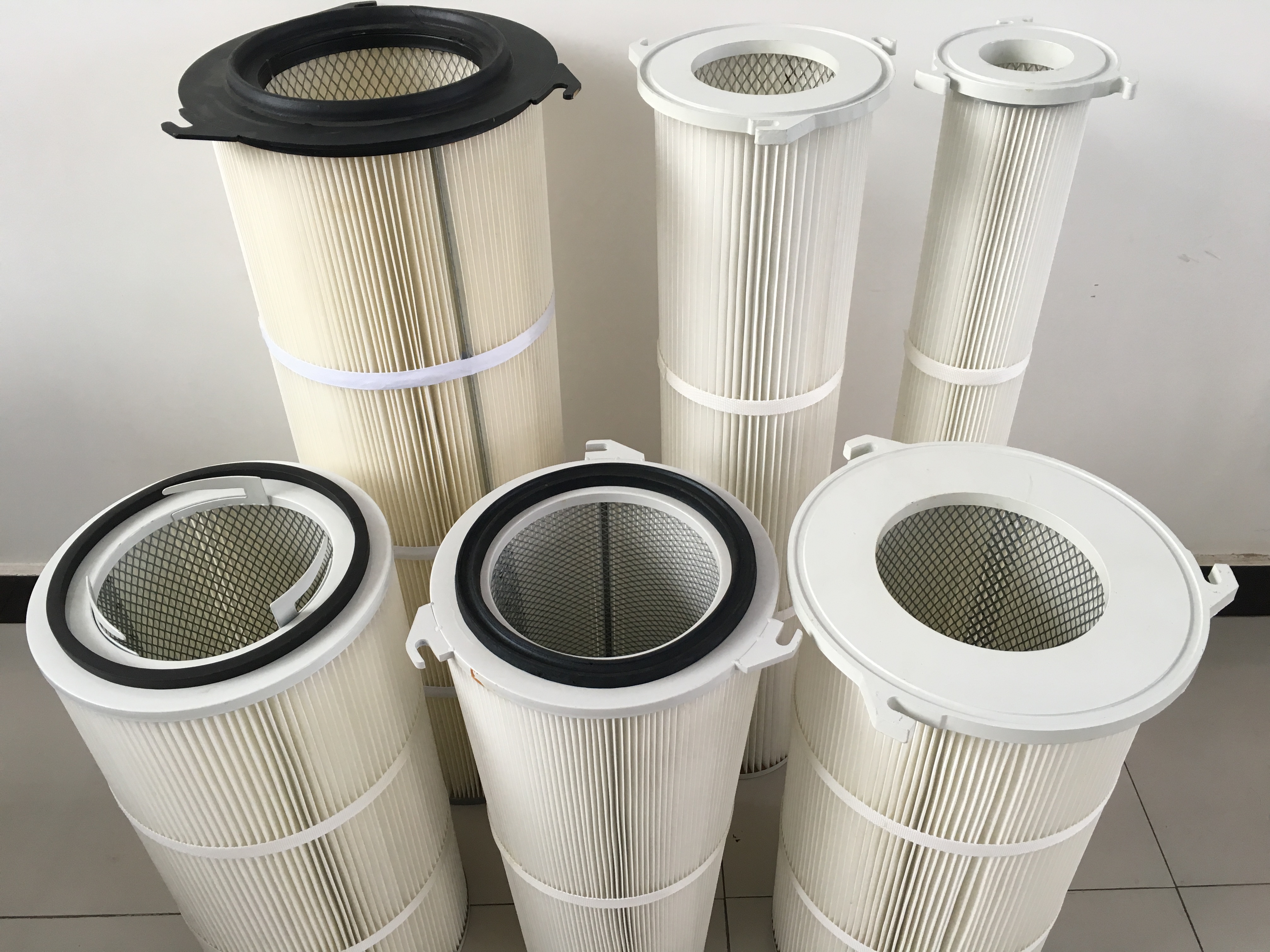 215mm Inner Diameter Polyester Fiber Industrial Air Dust Collector Filter Cartridge