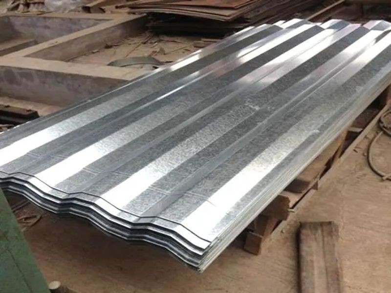 Galvanized Spangle Corrugated Roof Sheet Hot Dip Gauge 22 Zinc Coated