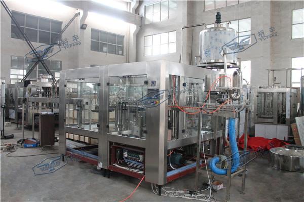 Monoblock 3 in 1 10000BPH Pet Bottle Tea Hot Filling Machine