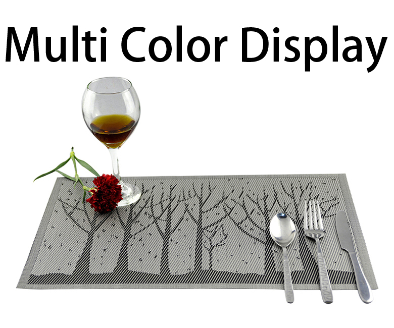Table Decoration Modern Placemat Non-slip Washable Tablemats for Restaurant and Family