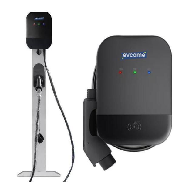 EVCOME Electric Car Wall Mounted Ev Charger Station 7kw 11Kw 32a Wifi Type 2