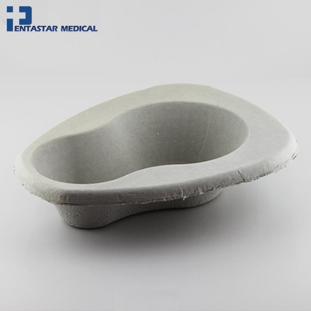 Eco Friendly Biodegradable Disposable Paper Female Bed Pan for Hospital Free Sample