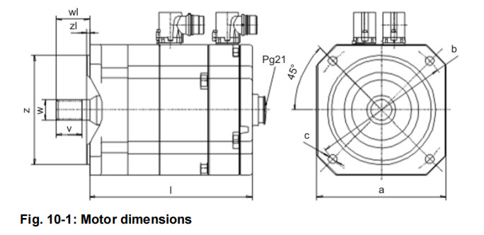 Robot With Stepper Motor 2kw High Torque For ME_110_110_30_S0