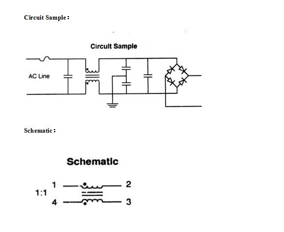 Horizontal Switching Power Supply Inductor Noise Emissions FCC VCCI Steel Clip