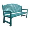 Buy cheap Public Outdoor Metal Benches , 6ft Garden Bench With Sandblasting Zinc Spraying from wholesalers