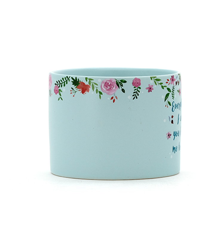 Lovely Mothers Day Crockery Elegant Design Mom Gift Ceramic Mug Coffee With Gold Handle