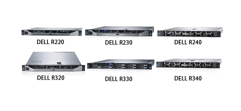 Used OEM Poweredge R340 R240 R330 R320 R230 R220 Intel Xeon CPU 1U Mini Rack Servers