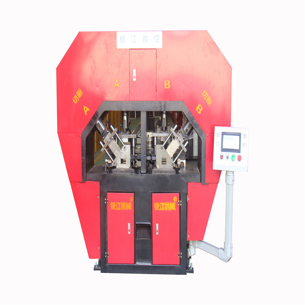 Steel Cutting And Punching Railings Guardrail Processing Equipment 380V Voltage