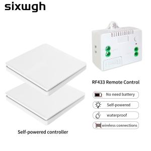 50m Self Powered Wireless Switch WPA2-PSK Encryption