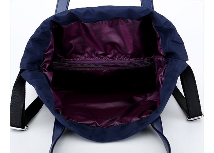 Durable Drawstring School Backpack Customized Logo With PU Leather Pocket