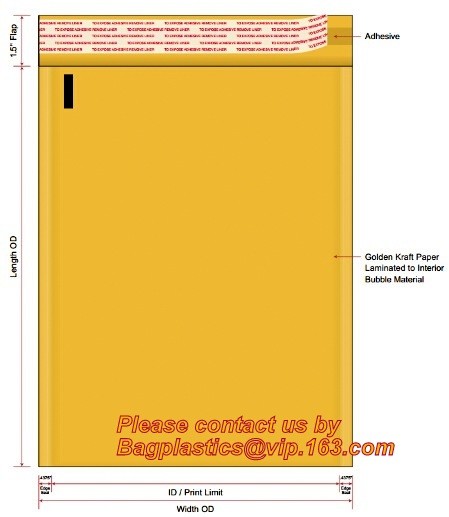 PP film 178*140mm invoice enclosed packing list envelopes, DHL Shipping pockets for waybill, A4 size plastic packing lis