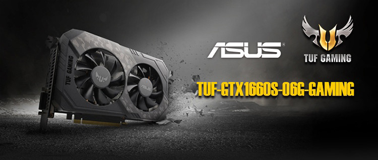ASUS Gaming Video Card GeForce Gtx1660 6GB GDDR6 PCI Express 3.0 Desktop Graphics Card