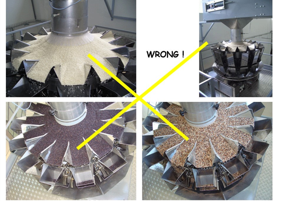 Multihead Weighing Machine Multihead Weigher for Corns Grains Cereals Waterproof Filling Machine