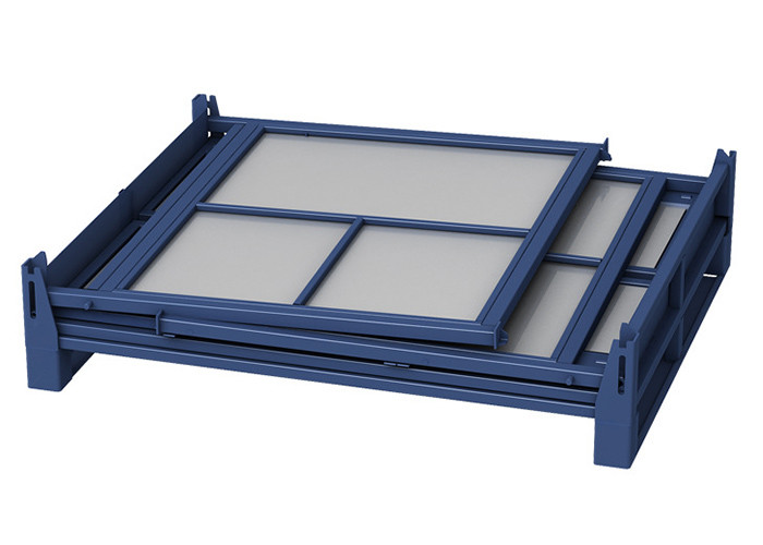 Industrial Collapsible Pallet Lifting Cage Stillage Steel With PP Linings