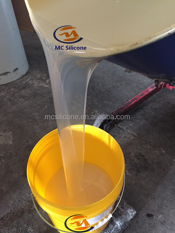 30 Shore A RTV2 Silicone Liquid Rubber Transparent For Concrete Mold Making
