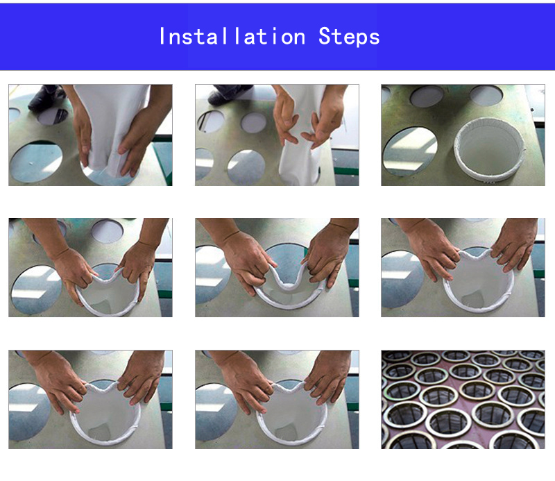 16 Air Volume Professional Filter Bag for Flour Mill Dust Collector 1.8mm Thickness