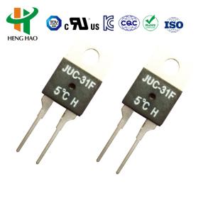 JUC-31F Auto Reset Thermal Fuse Thermostat with 250V 16A for PCB Circuit Board