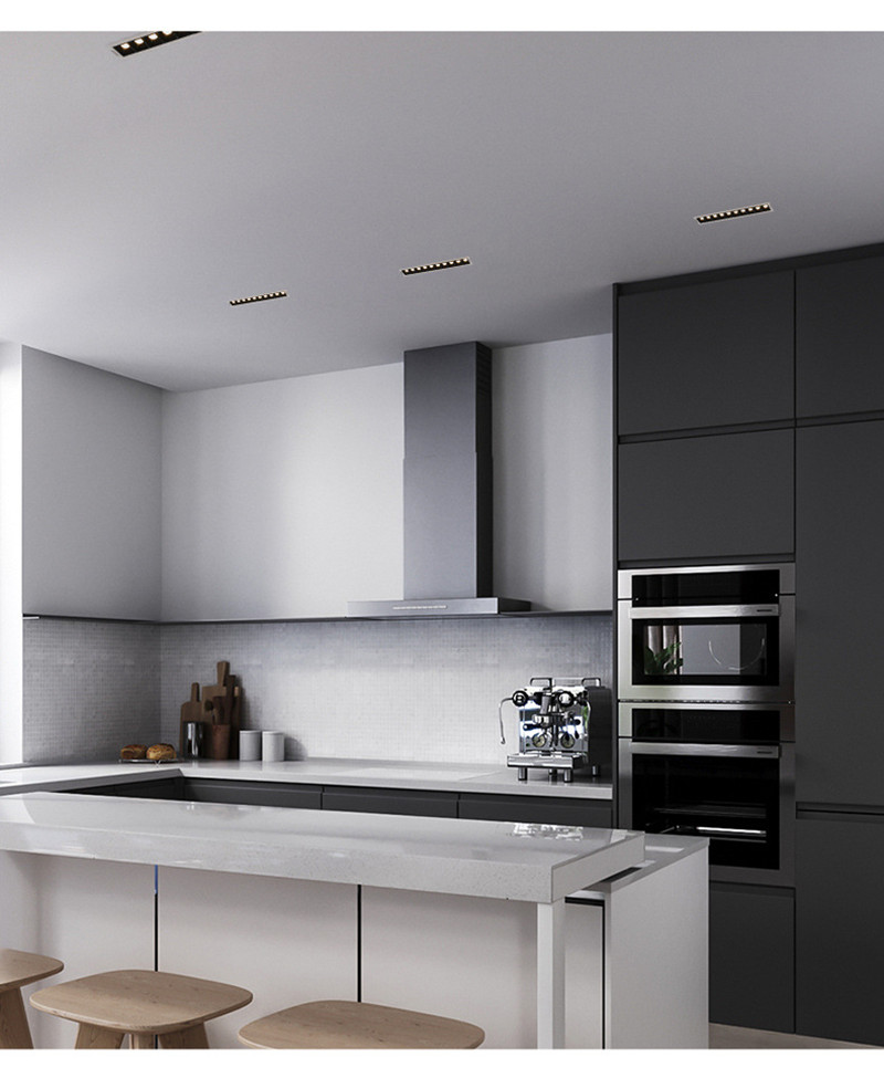 IP55 Ceiling Recessed Led Strip Lighting 7W 10W 2700K-3000K Warm White