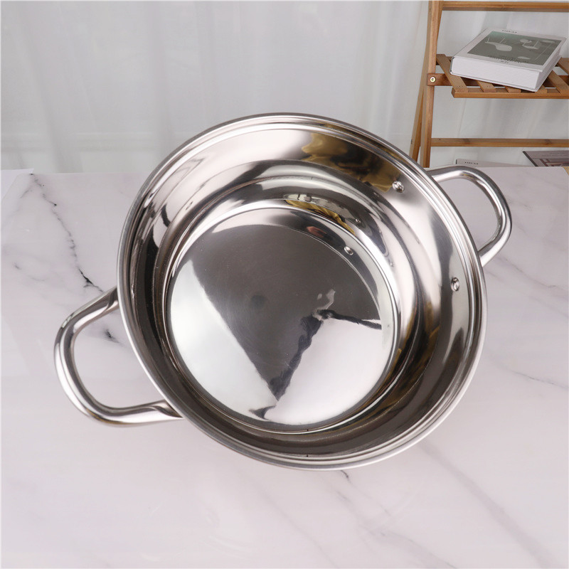30cm Stainless Steel Double Bottom Cookware Steamer Pot Set