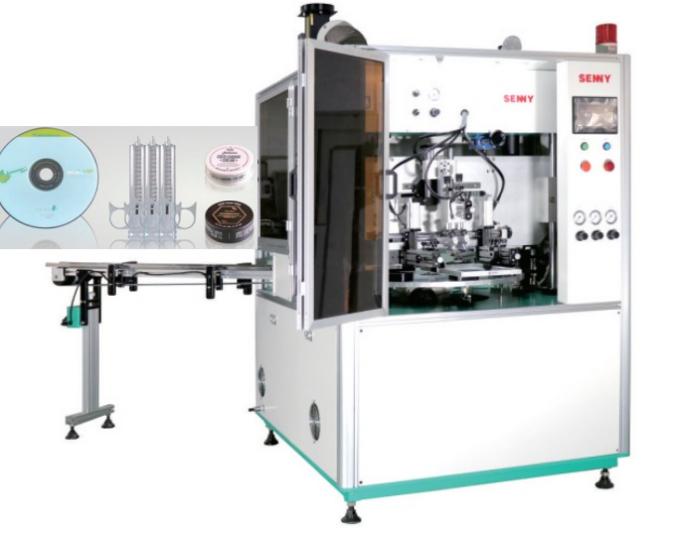 Flat And Curved Surface Screen Bottle Cap Printer For Beverages Industry 0