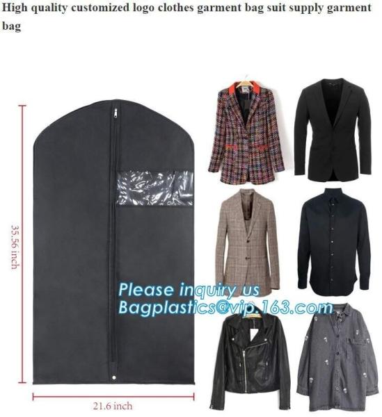 PEVA Garment Suit Cover With Shirt Pocket,Suit Cover,waterproof dust cover
