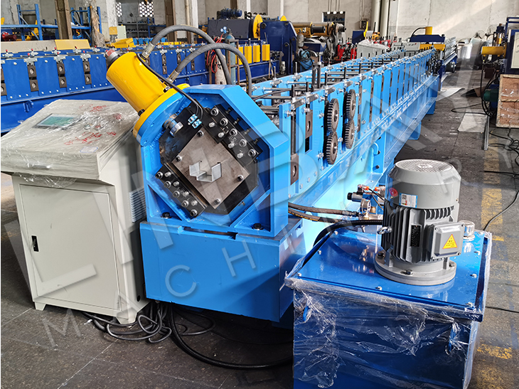Chain Drive Aluminum Sheet High Speed Metal Door And Window Frame Roll Forming Machine
